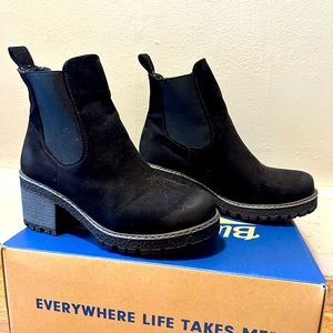 Black ankle booties
